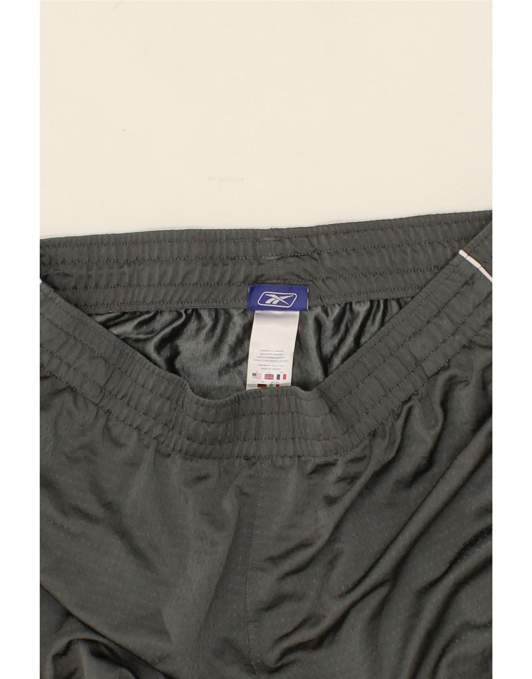 REEBOK Mens Tracksuit Trousers XL Grey Polyester Vintage Reebok and Second-Hand Reebok from Messina Hembry 