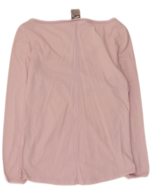 Top Nike Feminino Manga Longa UK 10/12 Médio Rosa