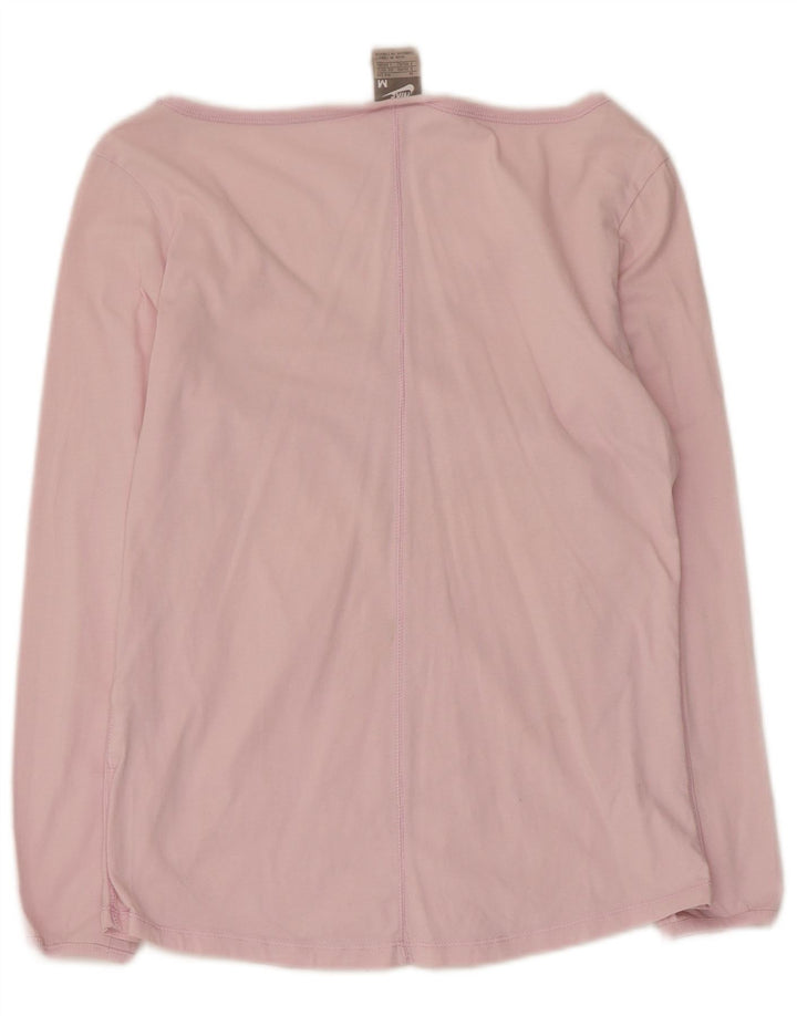 Top Nike Feminino Manga Longa UK 10/12 Médio Rosa
