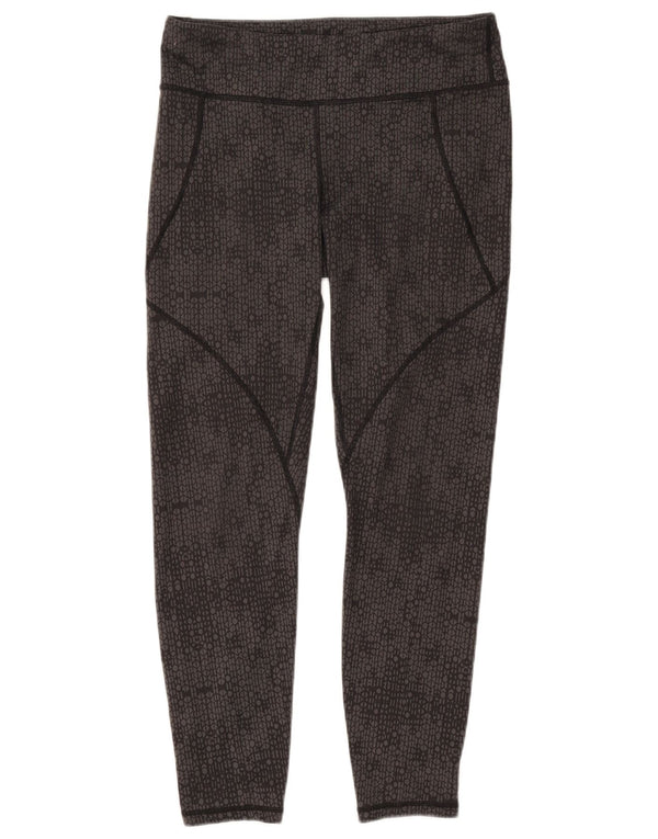 Leggings femininos Patagonia UK 14 poliéster geométrico cinza grande