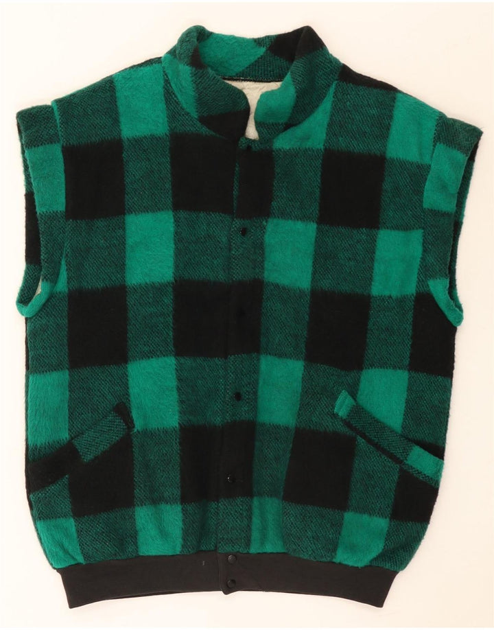 Colete masculino vintage UK 40 grande guingão verde