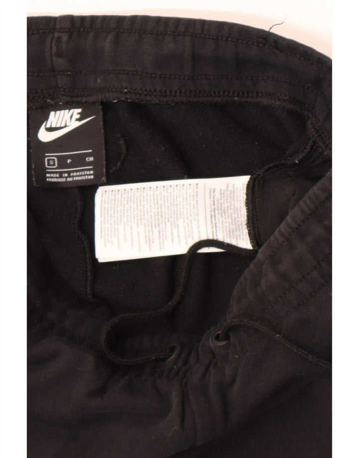 Nike Mens Treino Calças Joggers Pequeno Algodão Preto