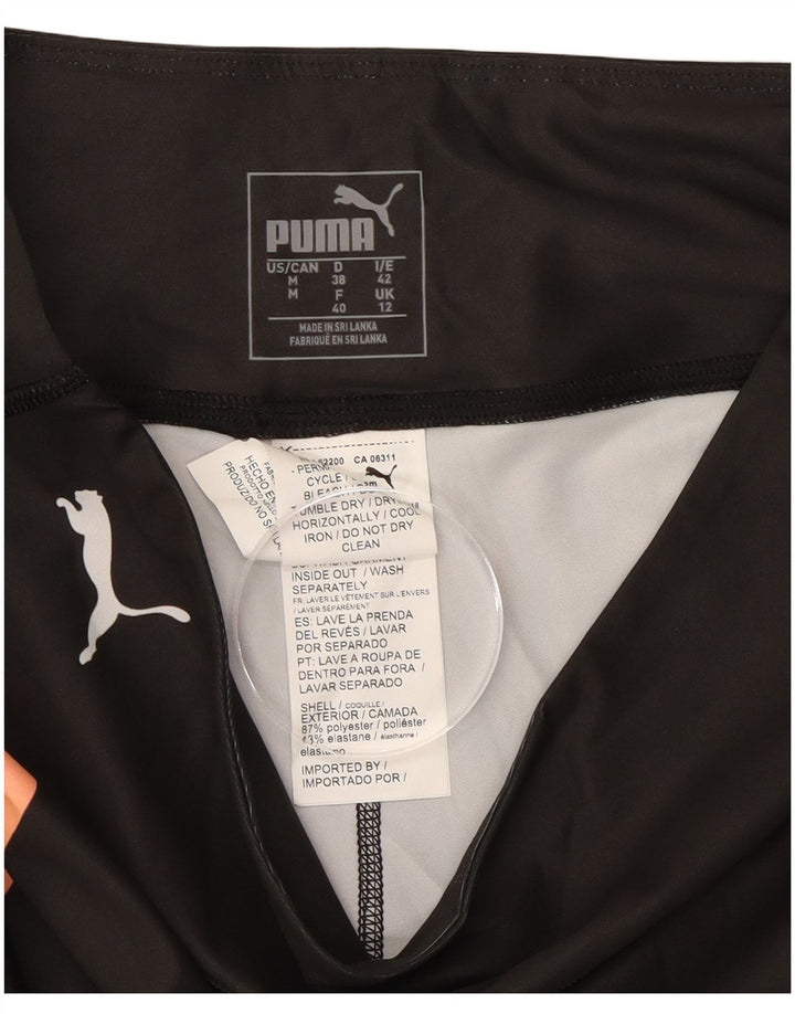 Leggings femininos PUMA Graphic UK 12 médio preto colorblock poliéster