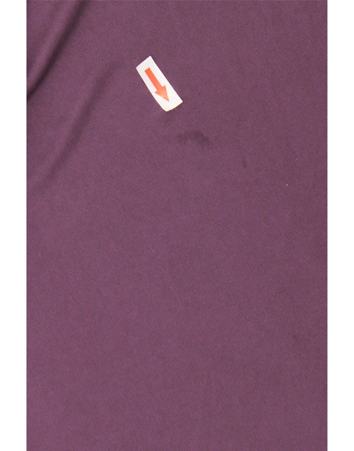 Zara Womens Regular Top Manga Longa UK 18 XL Roxo
