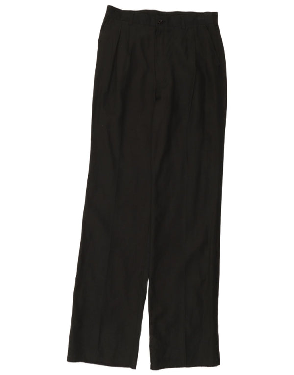 Calça Chino Masculina Vintage W30 L36 Viscose Preta