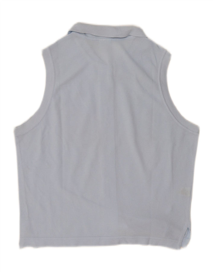 Blusa feminina sem mangas Lacoste tamanho 44 grande algodão azul