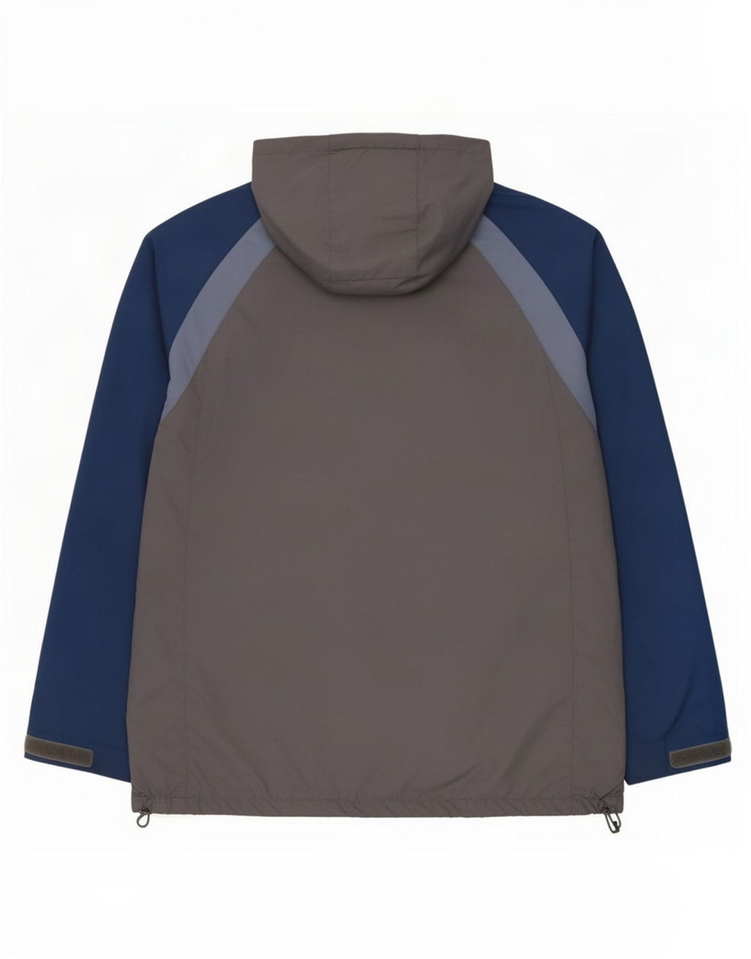 Poliéster cinzento de Colourblock do Reino Unido 42 XL do revestimento de chuva dos homens gordos da cara
