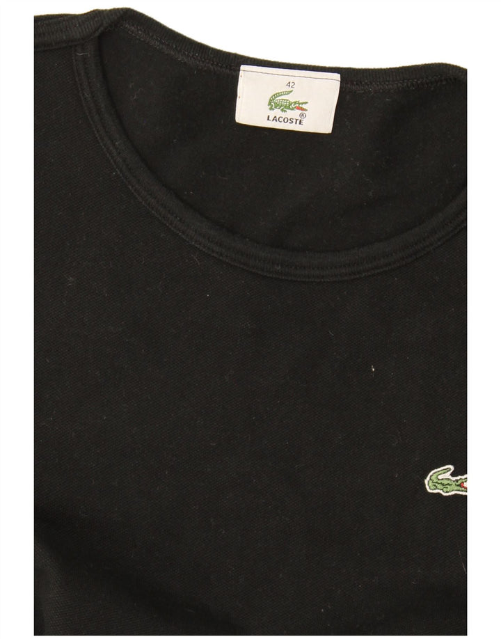 Camiseta feminina Lacoste tamanho superior 42 grande preto
