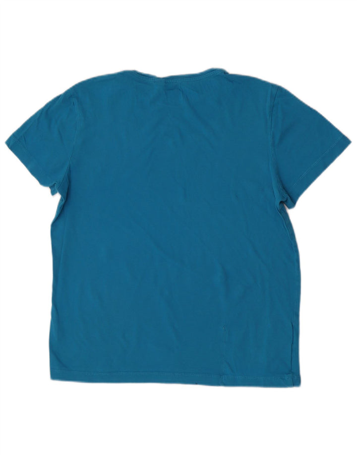Camiseta feminina K-Way UK 14 azul médio