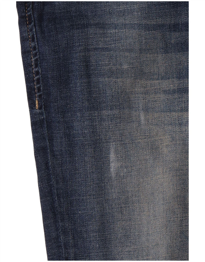 Jeans retos masculinos Jack & Jones W32 L32 algodão azul