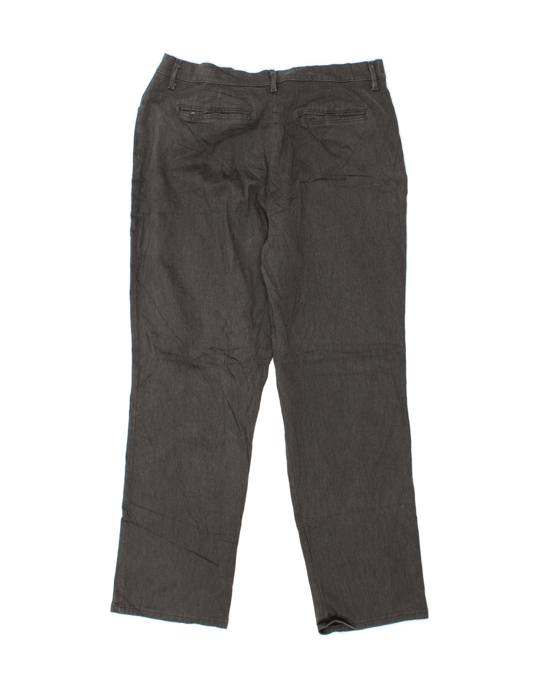 LEE Womens Straight Casual Trousers US 16 2XL W36 L30 Grey Cotton Vintage Lee and Second-Hand Lee from Messina Hembry 