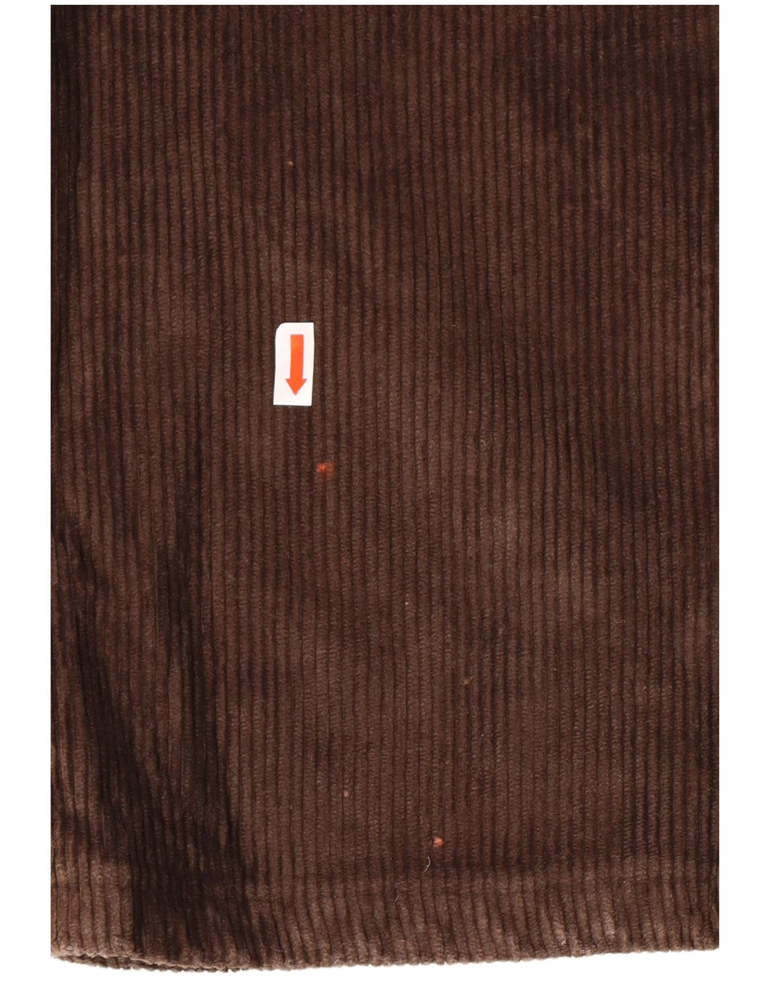 Calça masculina reta de veludo Carrera W34 L30 marrom