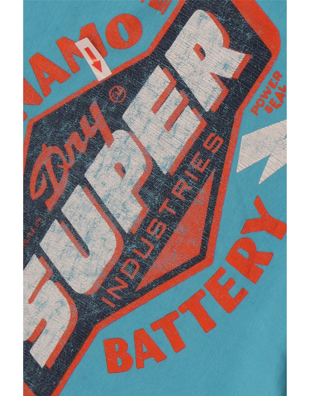 Camiseta masculina Superdry Regular Graphic Top XL algodão azul