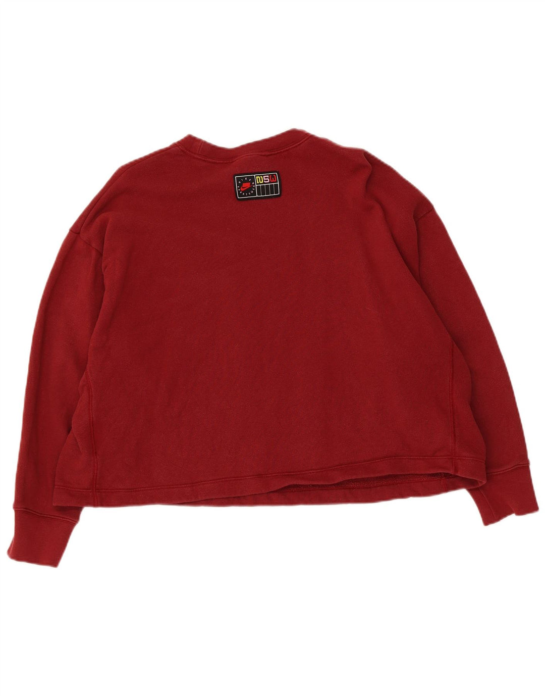 Moletom Nike Feminino Oversized Crop Graphic Jumper UK 14 Médio Vermelho