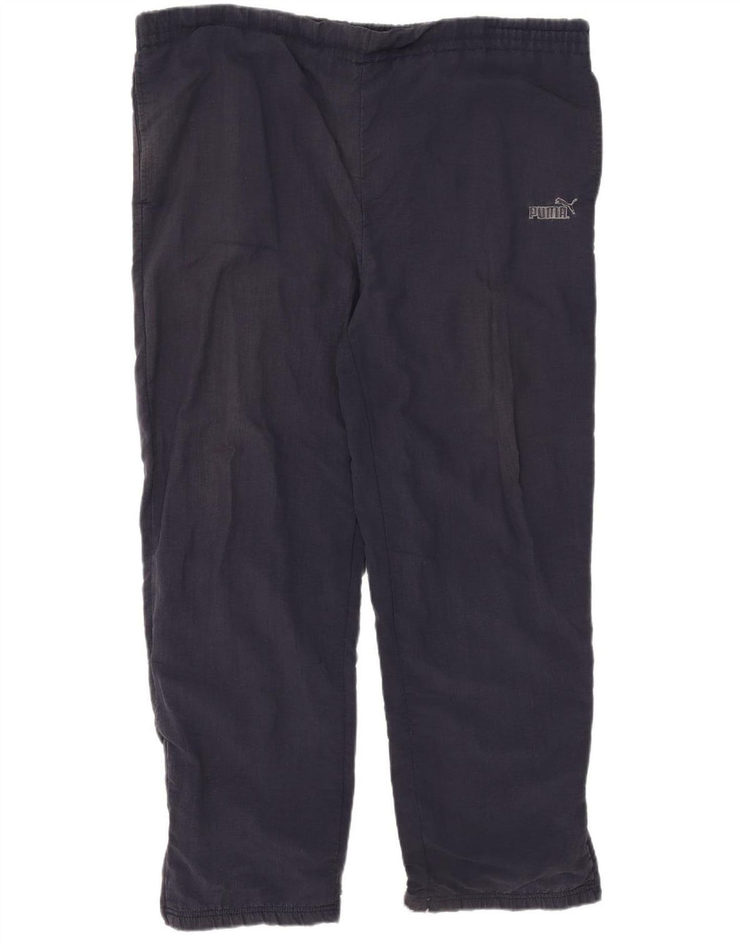 Calça de treino masculina Puma grande azul marinho nylon