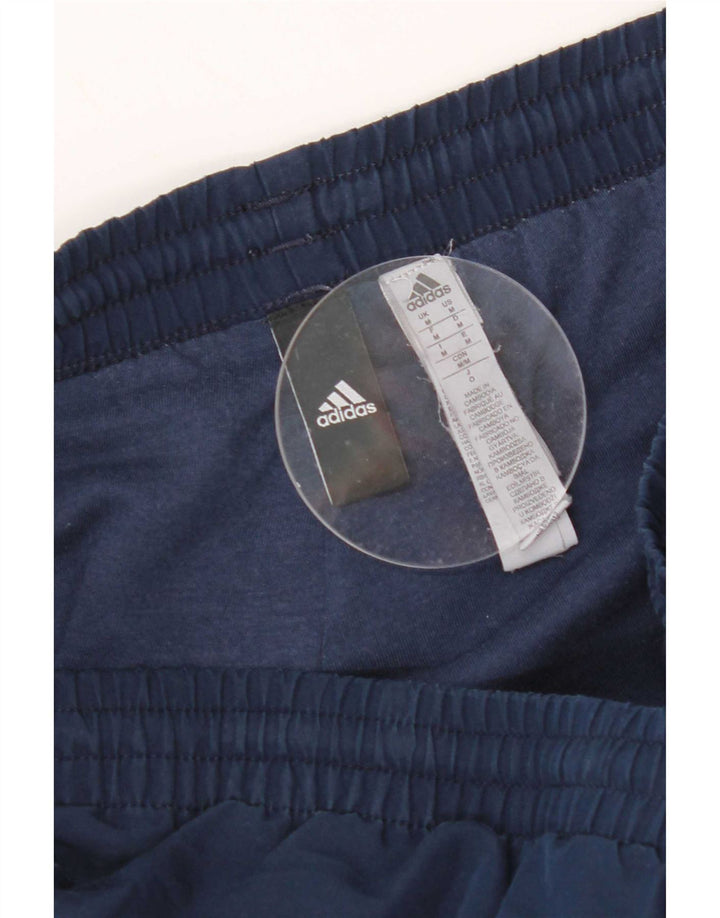 Adidas Mens Treino Calças Joggers Médio Azul Marinho Poliéster