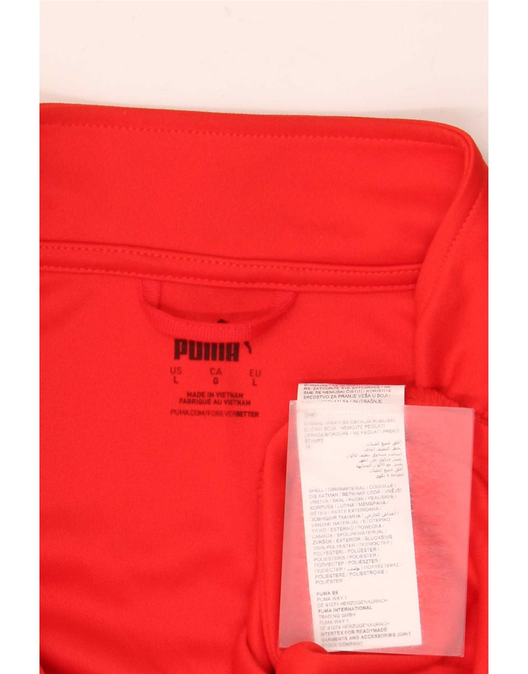 Puma Mens Club Milano Tracksuit Top Jaqueta Grande Poliéster Vermelho