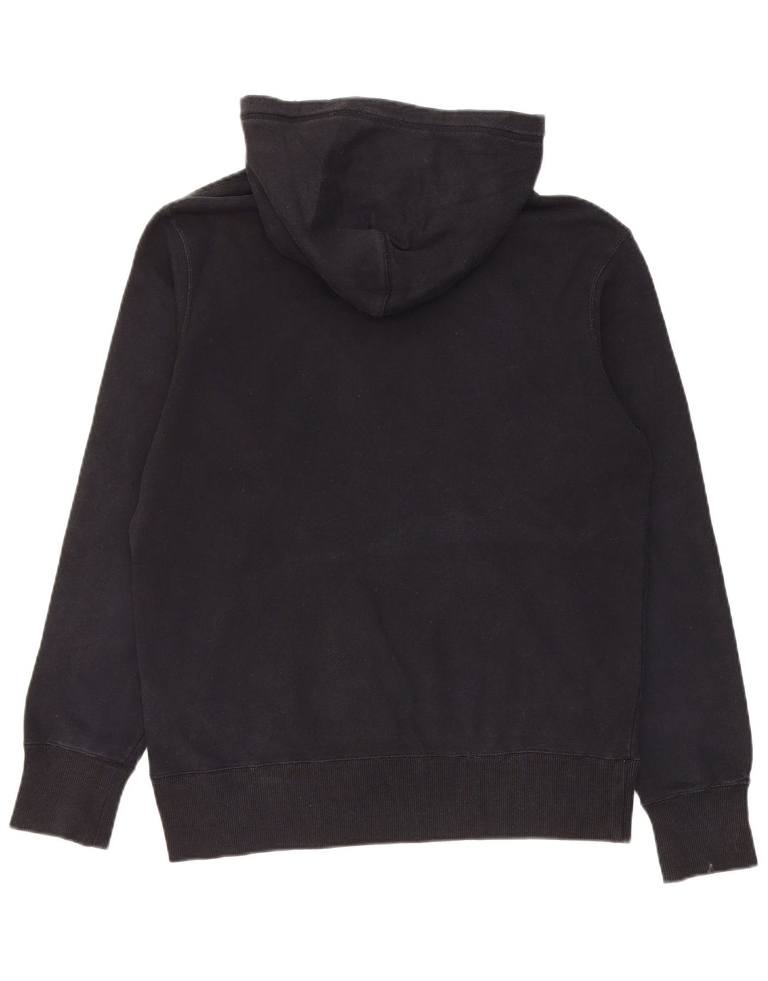Nike Mens Hoodie Jumper Grande Algodão Preto