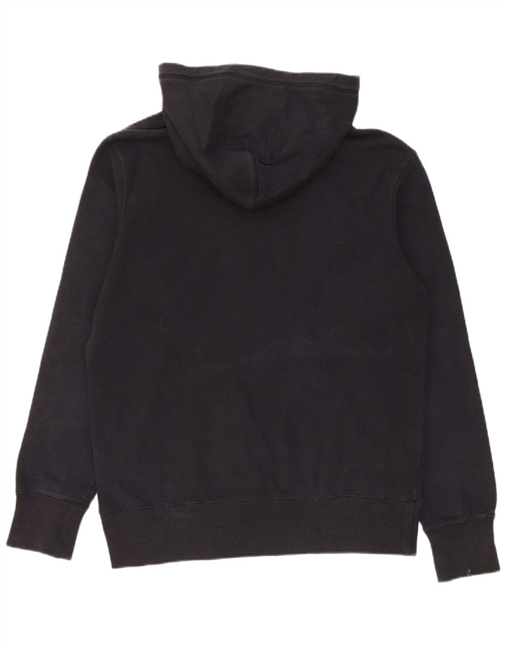 Nike Mens Hoodie Jumper Grande Algodão Preto