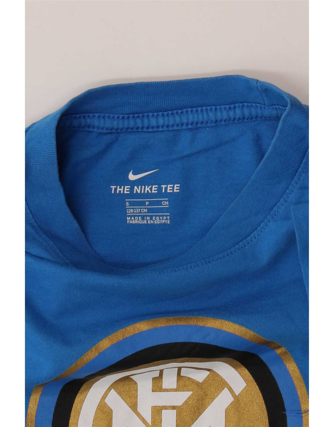 Camiseta Nike Boys Inter Milan Graphic Top 8-9 Anos Pequeno Azul