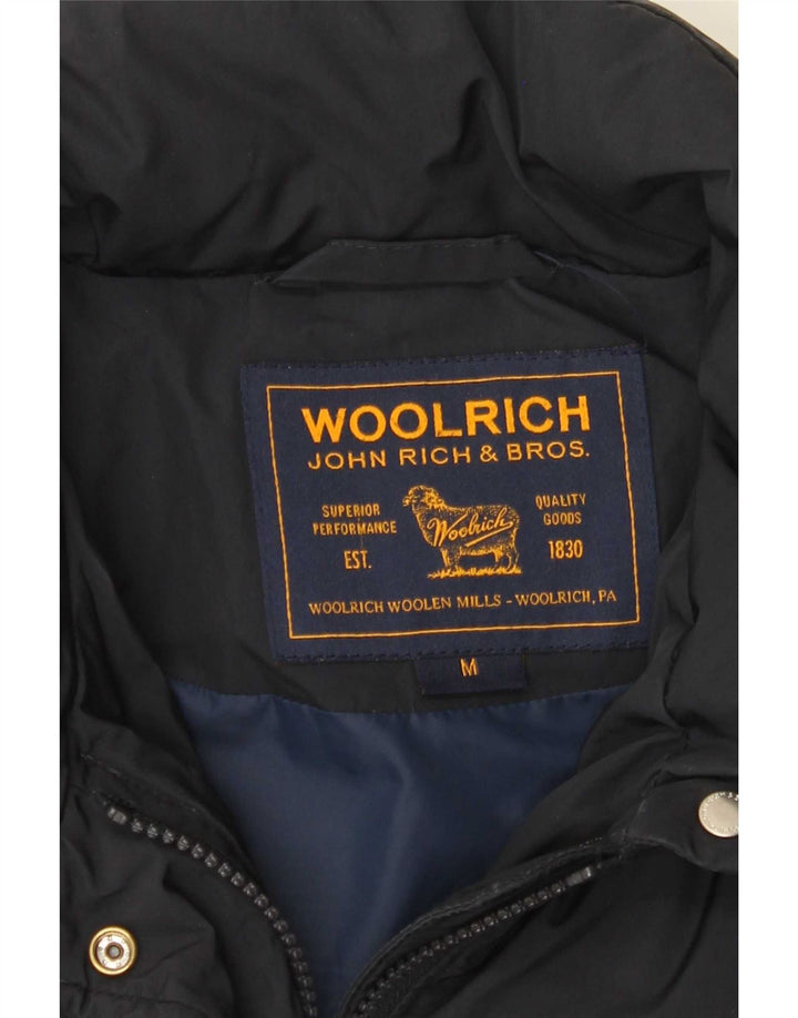 Jaqueta acolchoada feminina Woolrich UK 12 azul marinho médio