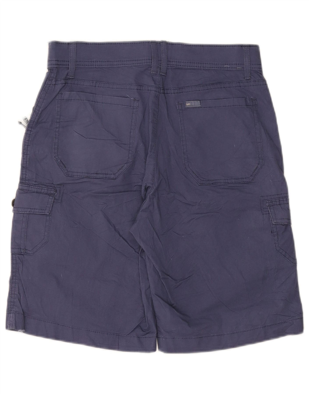 LEE Mens Cargo Shorts W30 Médio Azul Marinho