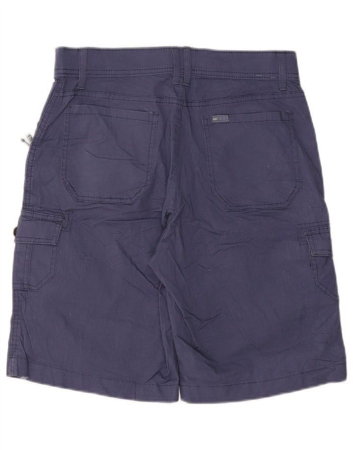 LEE Mens Cargo Shorts W30 Médio Azul Marinho