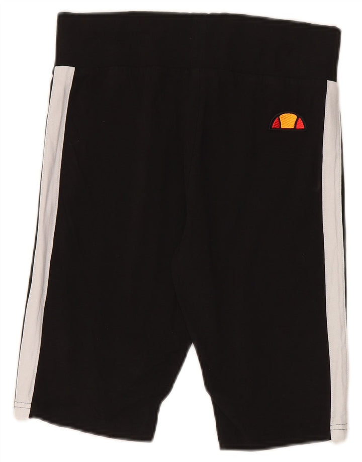Shorts esportivos femininos Ellesse UK 12 médio preto colorblock