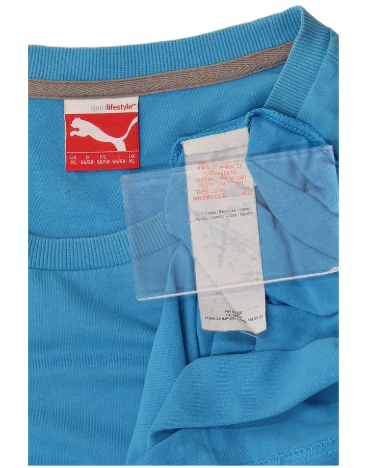 Puma Camiseta Masculina Graphic Top XL Azul Algodão