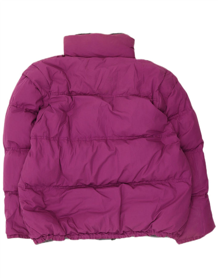 Jaqueta acolchoada reversível masculina Lotto UK 38 poliéster cinza médio