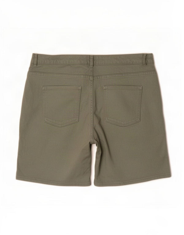 Shorts jeans feminino Fat Face UK 12 médio W30 algodão verde