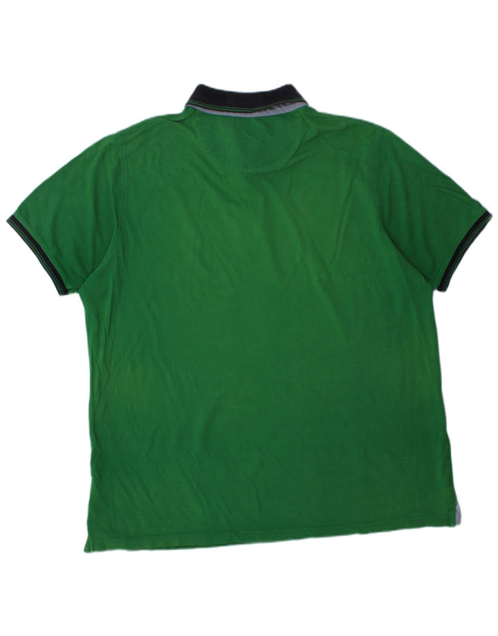 Camisa polo masculina Bugatti 3XL algodão verde