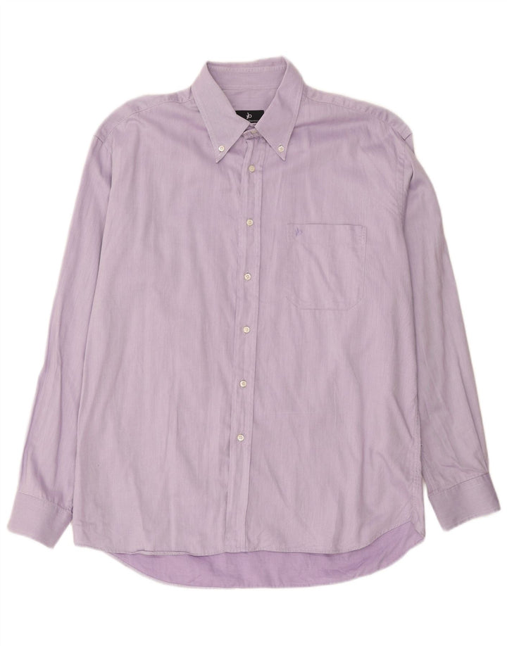 Camisa masculina ROCCOBAROCCO tamanho 44 XL roxo