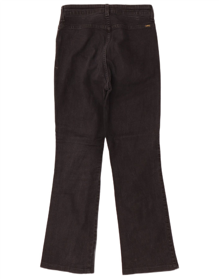 Lee feminino cintura alta bootcut jeans W31 L30 algodão preto