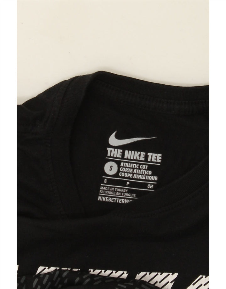 Camiseta Nike Masculina Athletic Cut Graphic Top Pequeno Preto