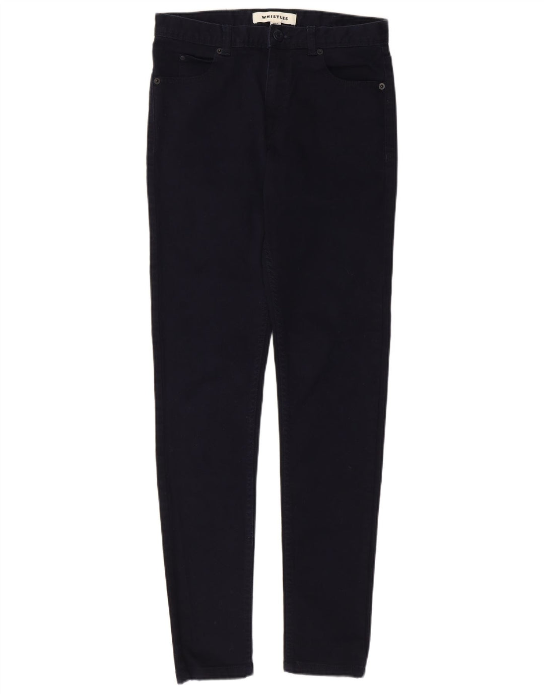 Calça jeans skinny feminina WHISTLE W28 L29 algodão azul marinho