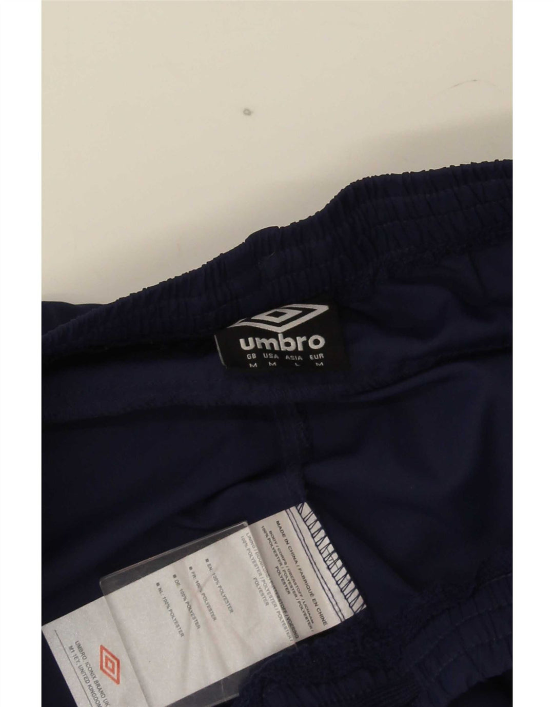 Umbro Mens Sport Shorts Médio Azul Marinho Poliéster