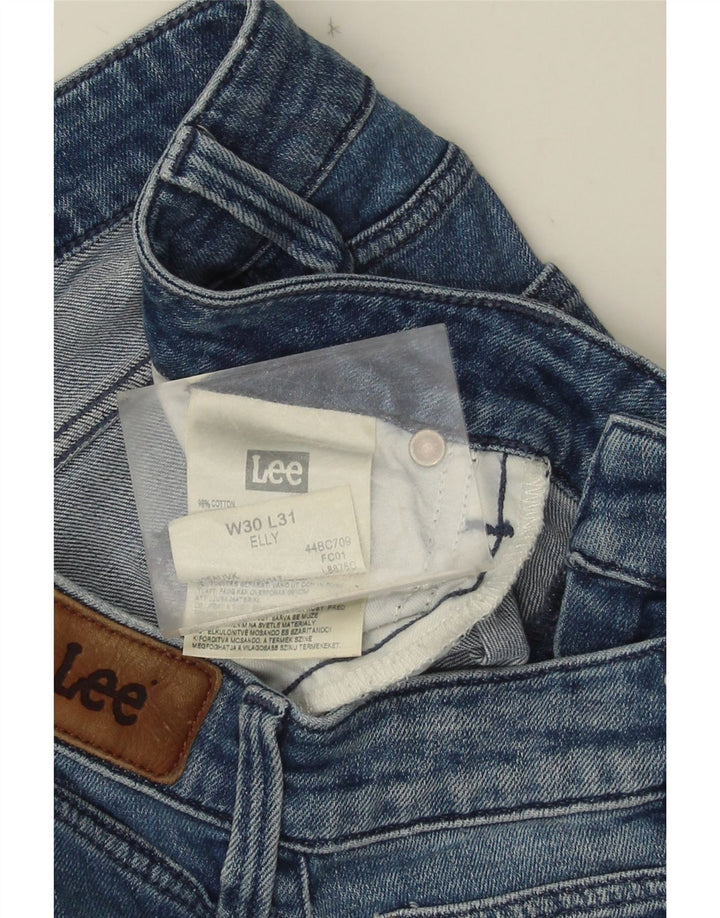 Lee Womens Elly Slim Jeans W30 L31 Azul Algodão