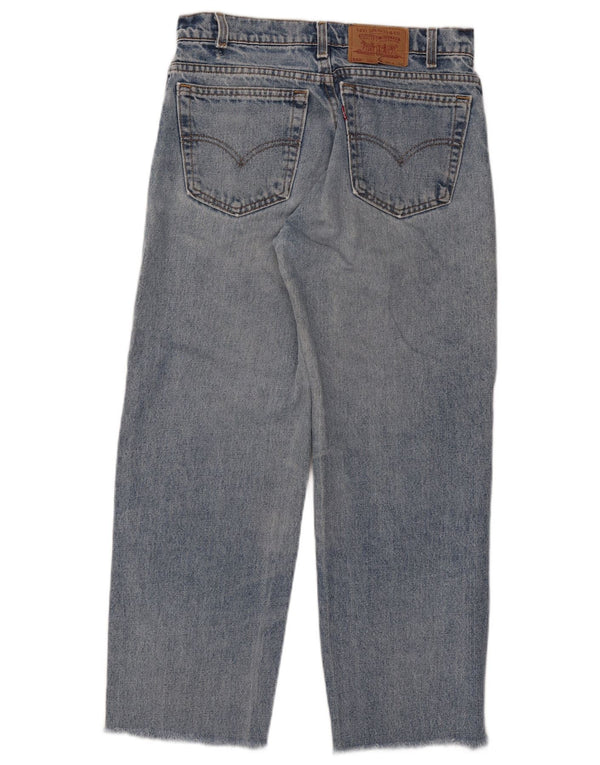 Calça Jeans Levis Feminina 550 Relaxed Fit Cintura Alta W32 L26 Azul