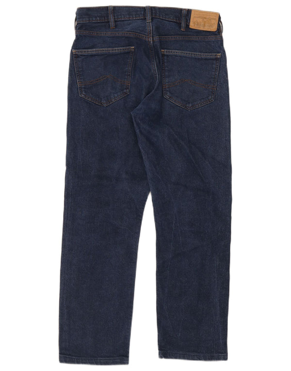 Calça jeans reta masculina Patagonia W30 L27 algodão azul