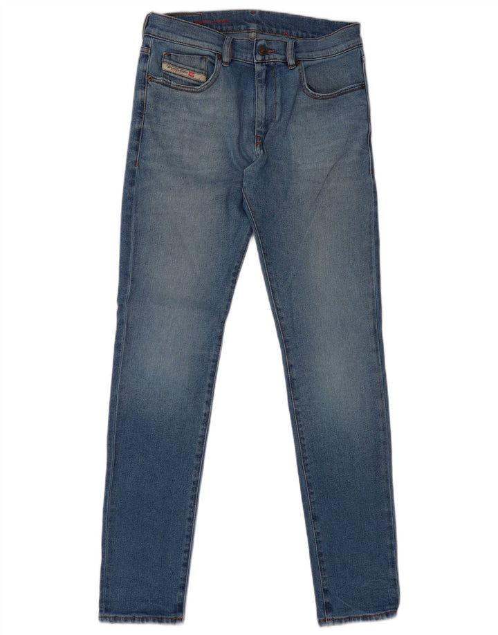 Diesel Mens Jeans Skinny W30 L32 Azul Algodão