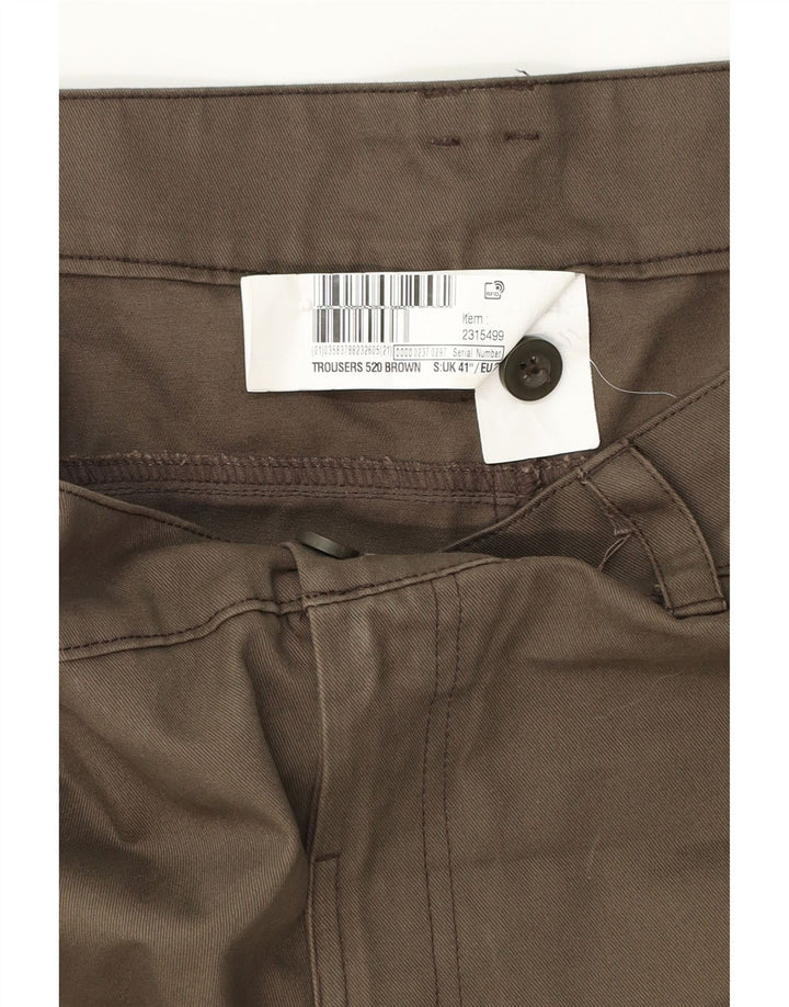 VINTAGE Mens Straight Cargo Trousers W41 L30 Khaki Cotton Vintage Vintage and Second-Hand Vintage from Messina Hembry 