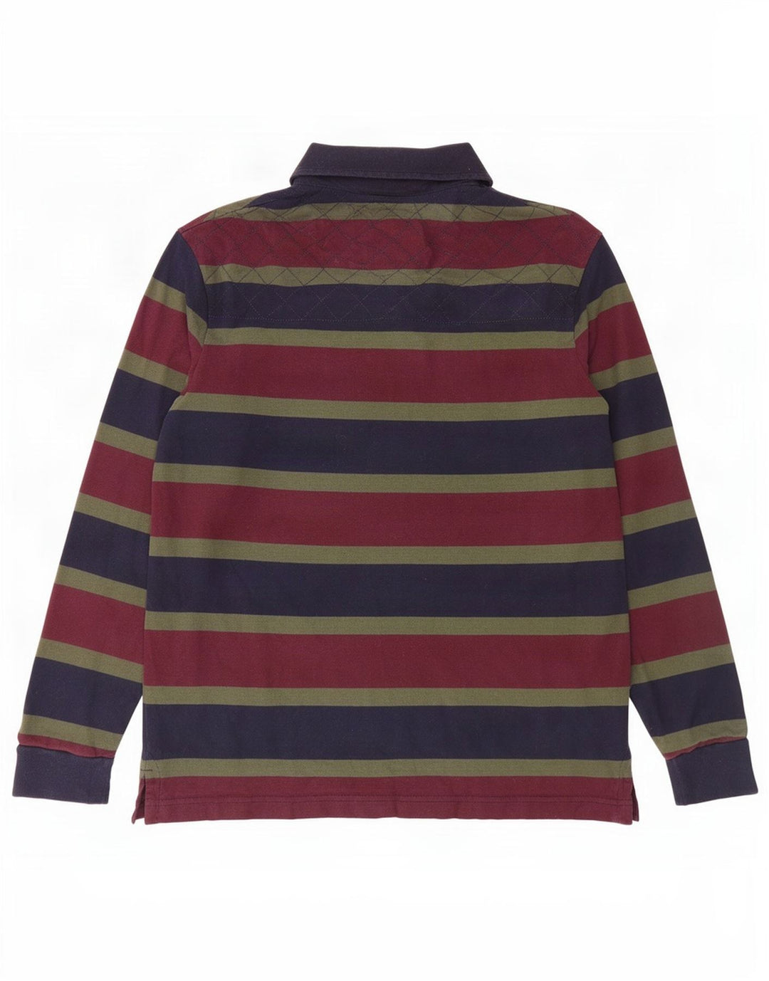 Camisa polo masculina de rugby Blue Harbor da Marks & Spencer pequena multicolorida