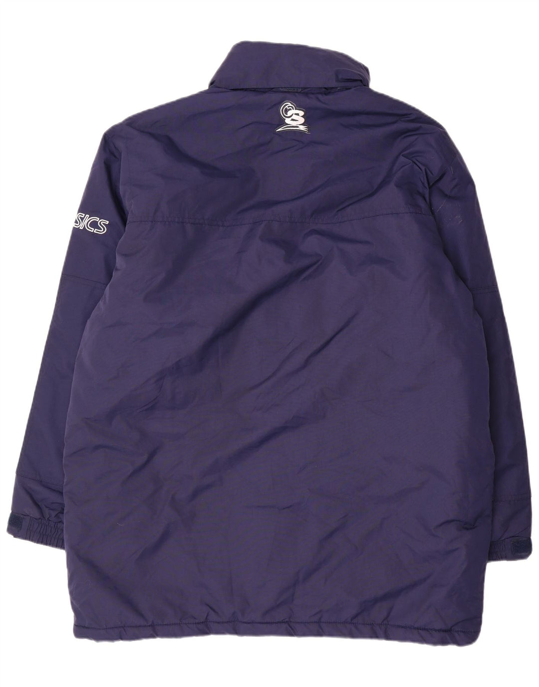 Jaqueta Asics Masculina Graphic Padded UK 42 XL Azul Marinho Nylon