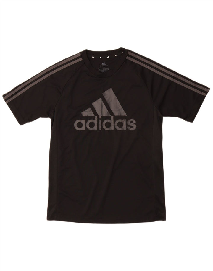 Camiseta Adidas Masculina Aeroready Graphic Top Pequeno Poliéster Preto
