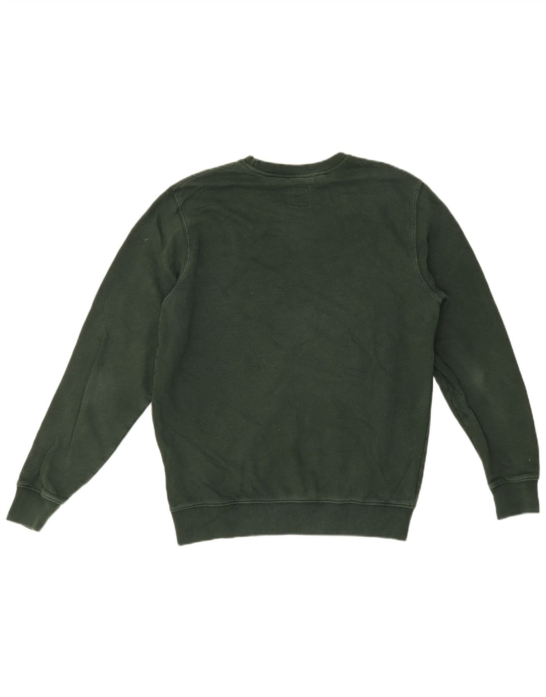 Vans Mens Graphic Moletom Jumper Pequeno Algodão Verde