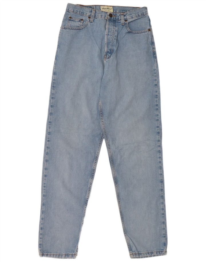 EDDIE BAUER Jeans Cônicos Femininos US 8 Médio W28 L33 Azul Algodão