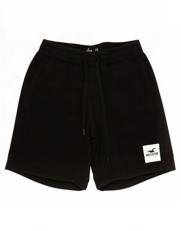 Hollister Mens Sport Shorts XS Algodão Preto