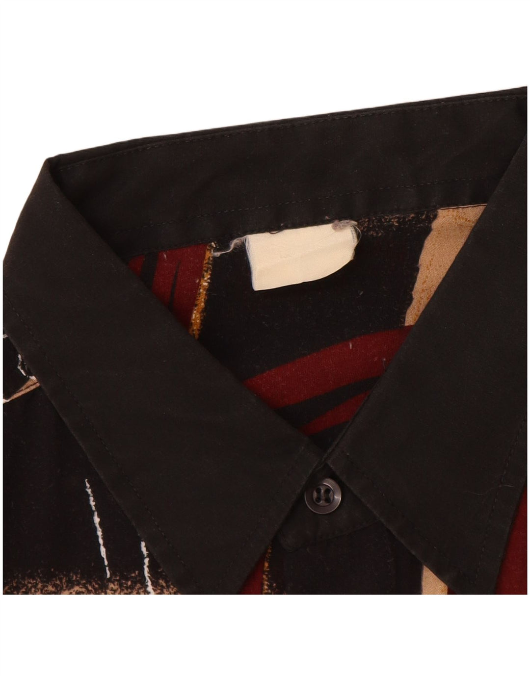 Camisa masculina VINTAGE com estampa abstrata XL multicolorida