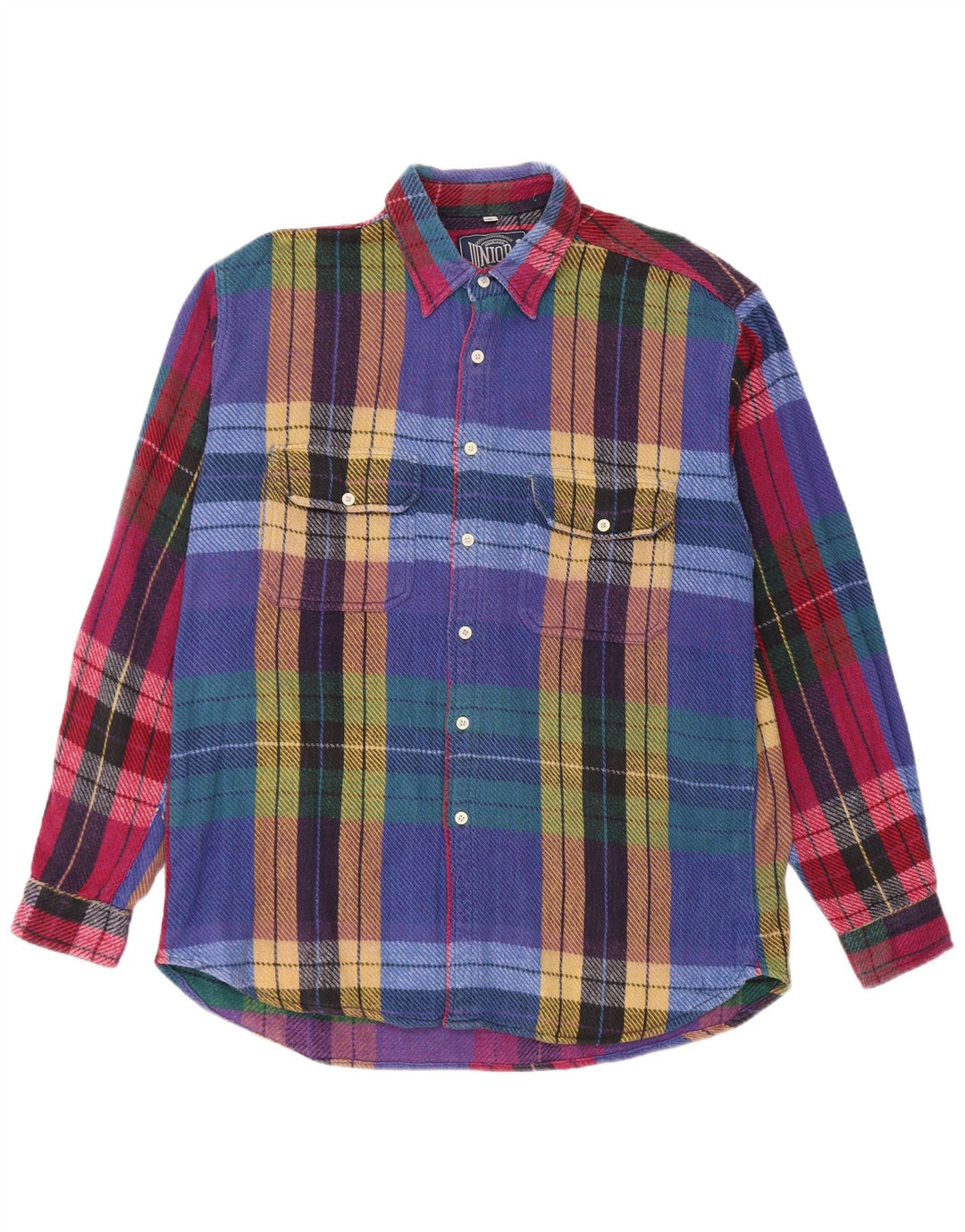 Camisa masculina de flanela Junior.D XL xadrez multicolorida